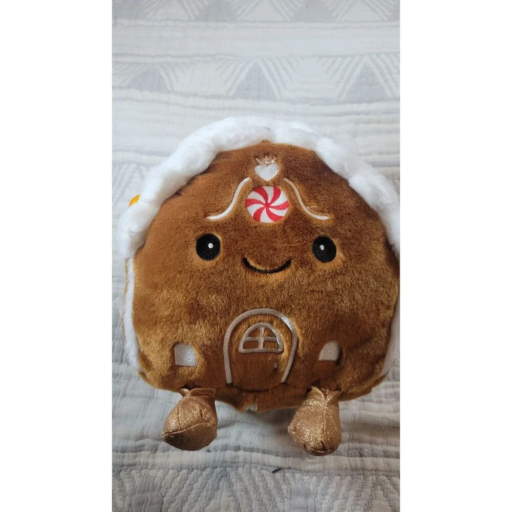 FAO Schwarz Glow Brights Gingerbread House Light-Up Plush‎ Tested Christmas Toy